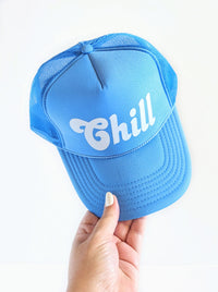 Chill Trucker Hat | Sky Blue