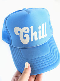 Chill Trucker Hat | Sky Blue