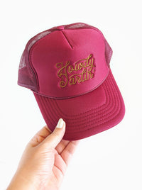 Howdy Darlin' Trucker Hat | Maroon