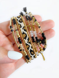 Erimish Bracelet Stack | Leopard