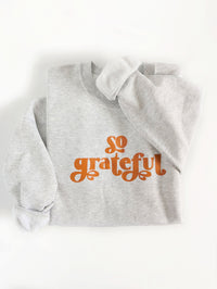 So Grateful Sweatshirt | Ash Grey