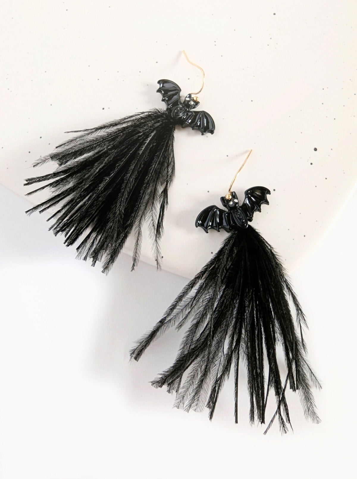 Bat Earrings | Black