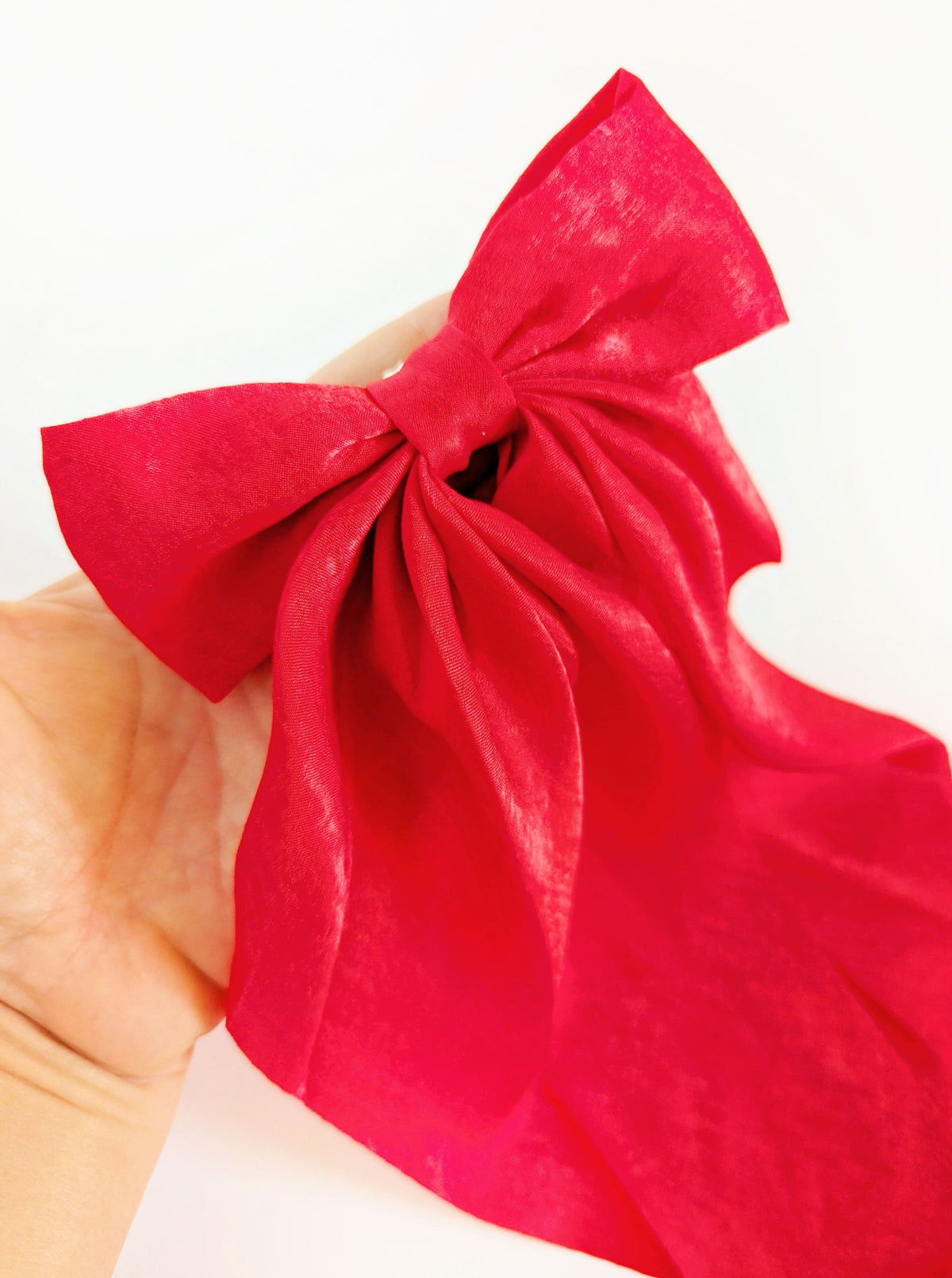 Allyson Hair Bow | Red