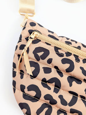 Puffer Belt Bag | Leopard