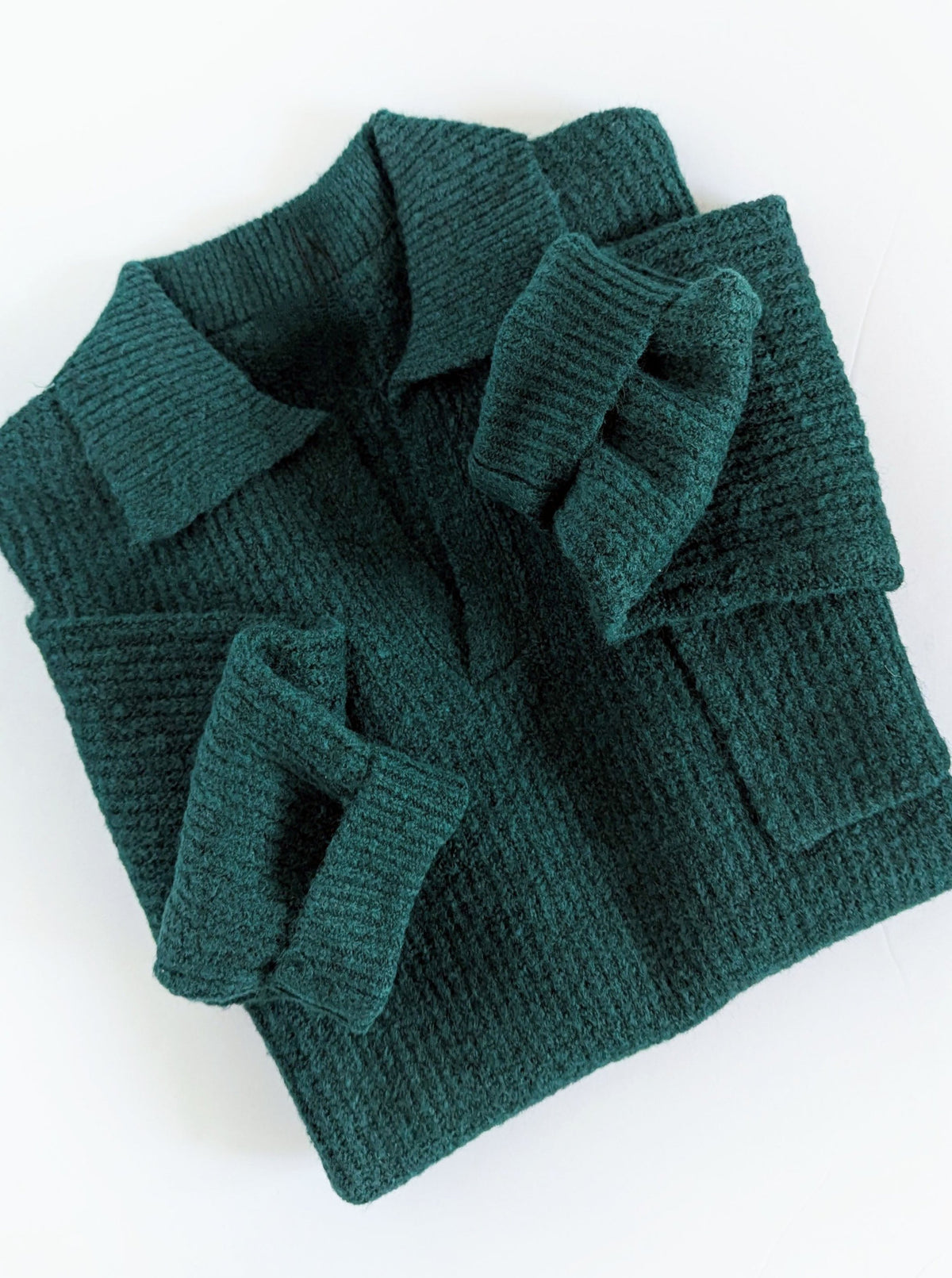 V-Neck Sweater | Hunter Green