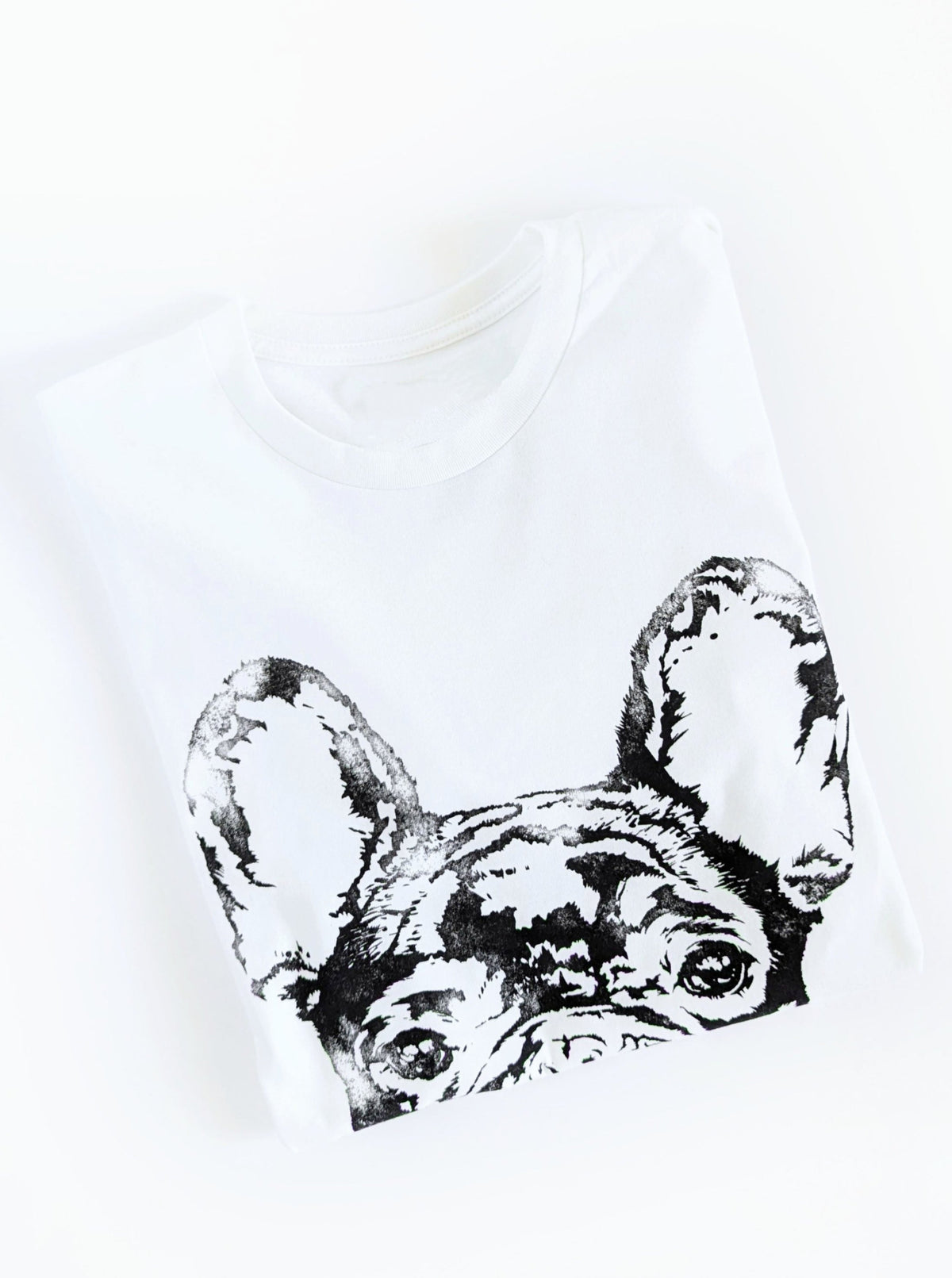 Boston Terrier Love Graphic Tee | White