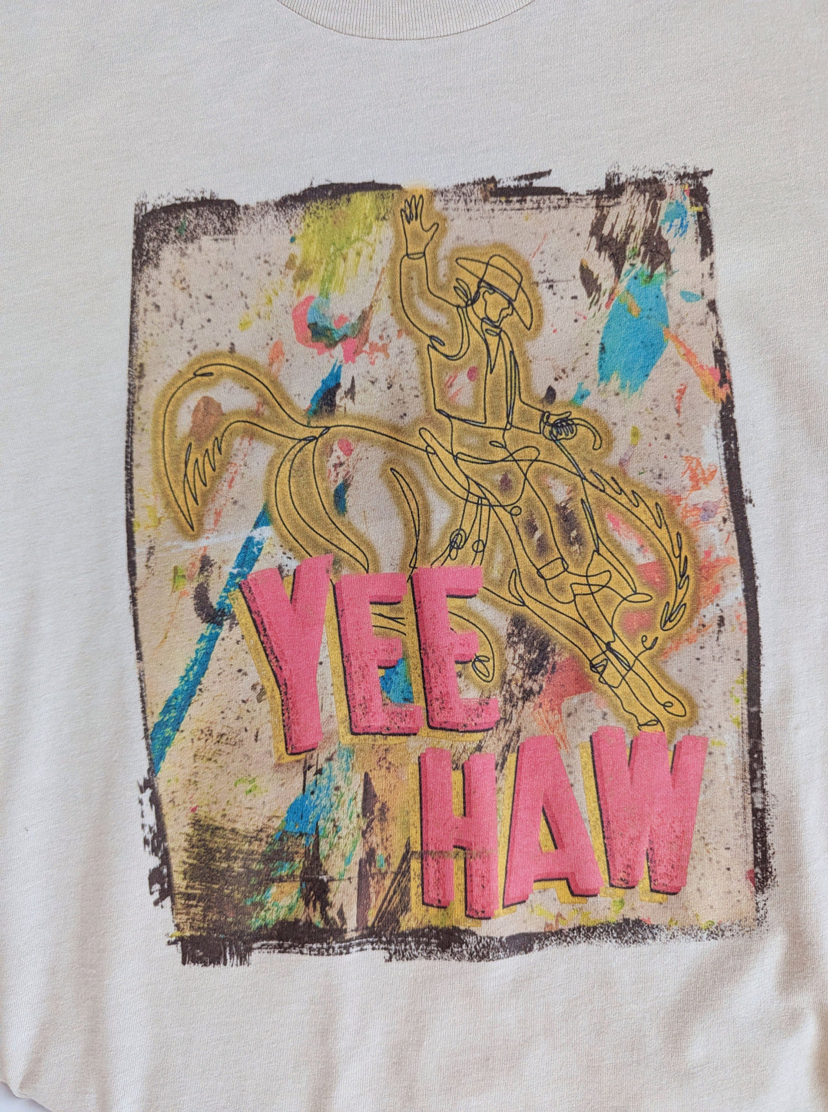 Yee-Haw Graphic Tee | Tan