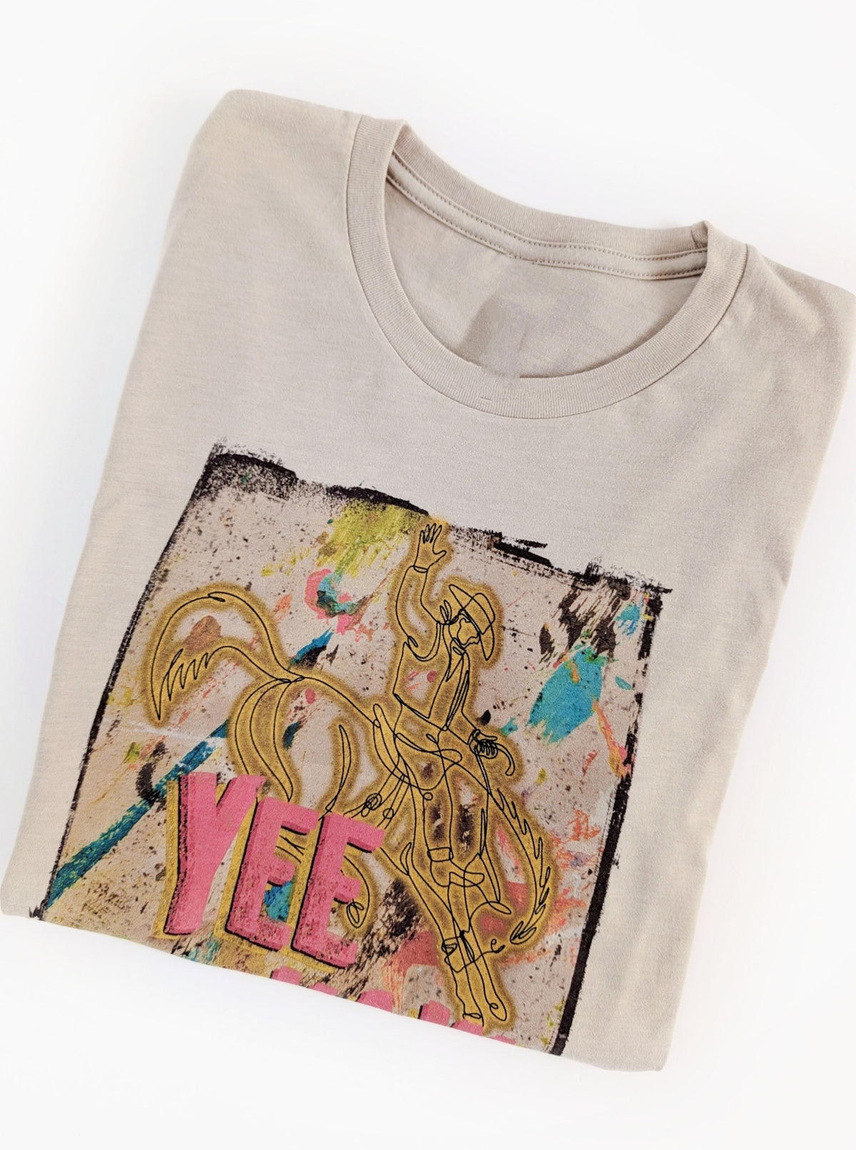 Yee-Haw Graphic Tee | Tan