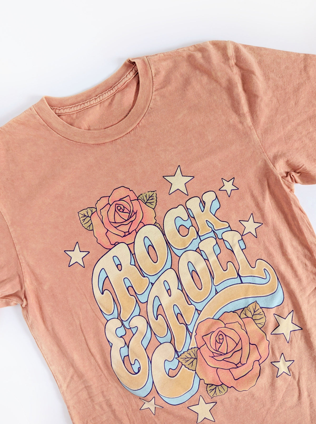 Rock & Roll Graphic Tee | Mineral Coral