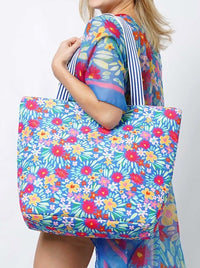 Floral Tote | Blue