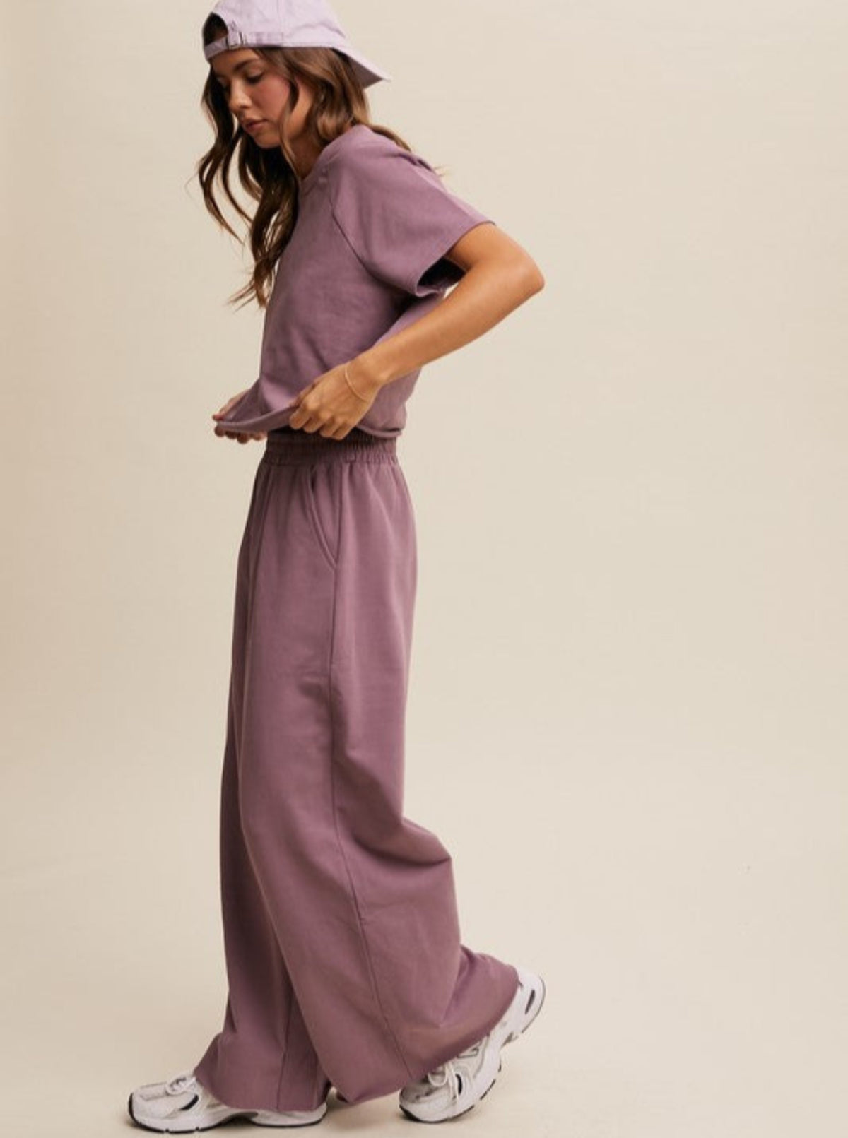 Casual Pant Set | Mauve