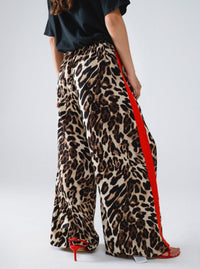 Leopard Wide Leg Pants