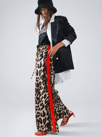 Leopard Wide Leg Pants