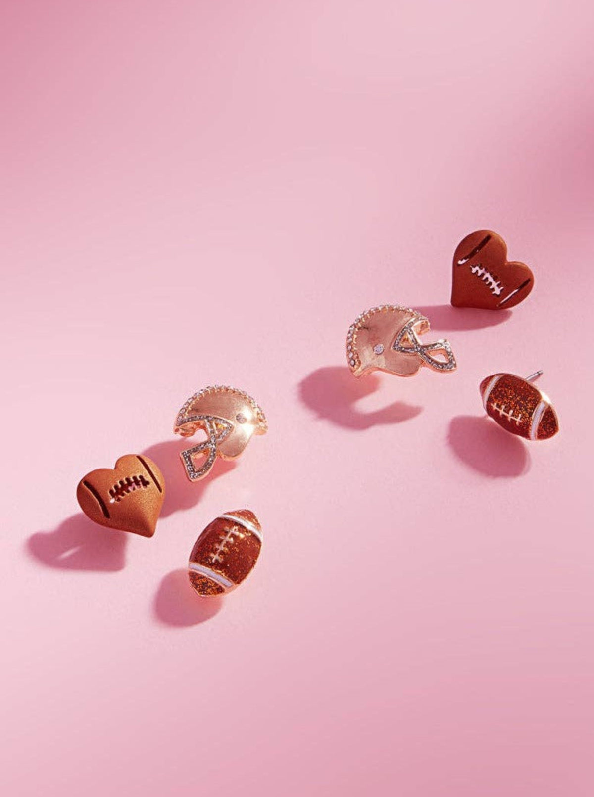 Football Stud Earrings | 3 Styles