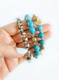 Erimish Bracelet Stack | Turquoise