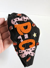 Trick or Treat Headband | Spooky Black