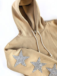 $5 Hoodie with Glittery Star Sleeves