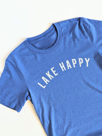 Lake Happy Graphic Tee | Blue