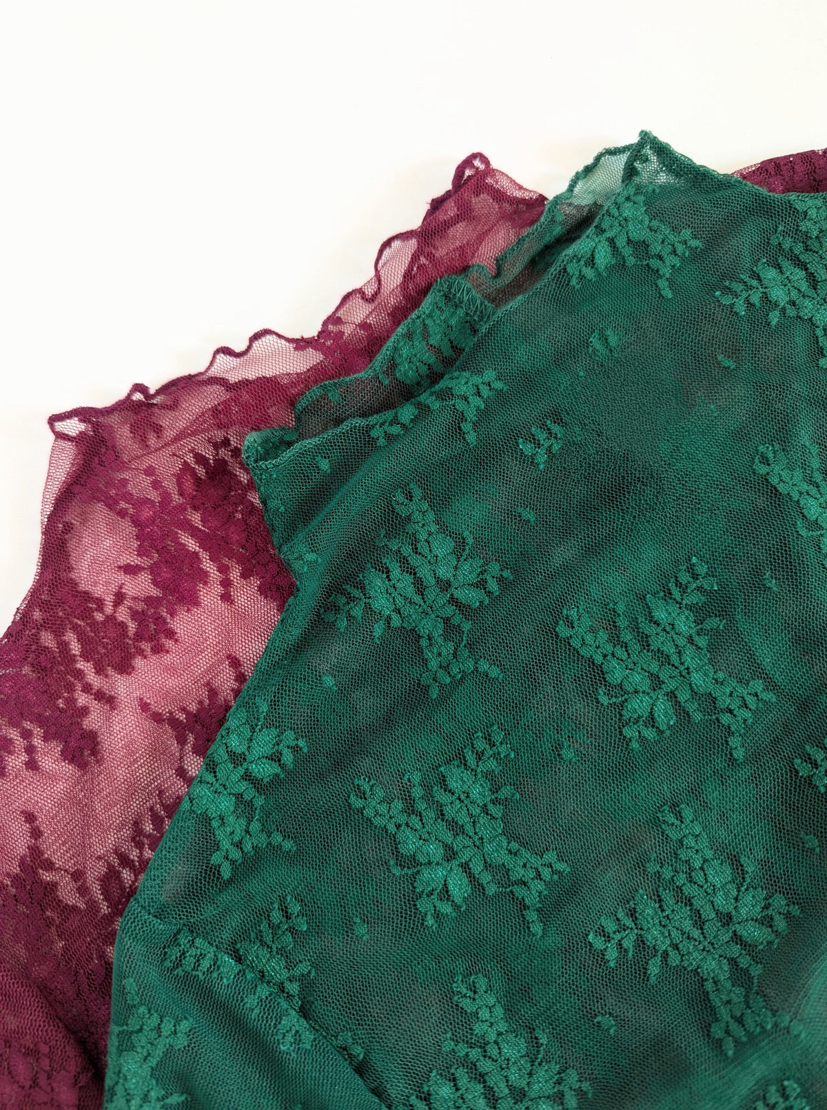 Lace Layering Top | Spruce or Cabernet