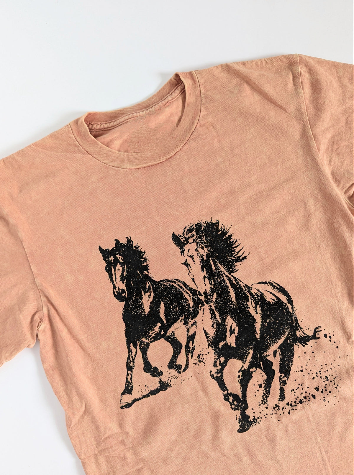 Wild Horses Graphic Tee | Mineral Coral