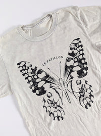 Butterfly Graphic Tee | Mineral Light Grey