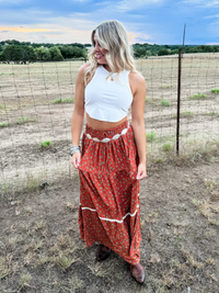 Floral Skirt | 2 Color Options