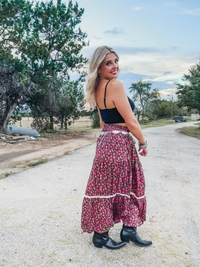 Floral Skirt | 2 Color Options