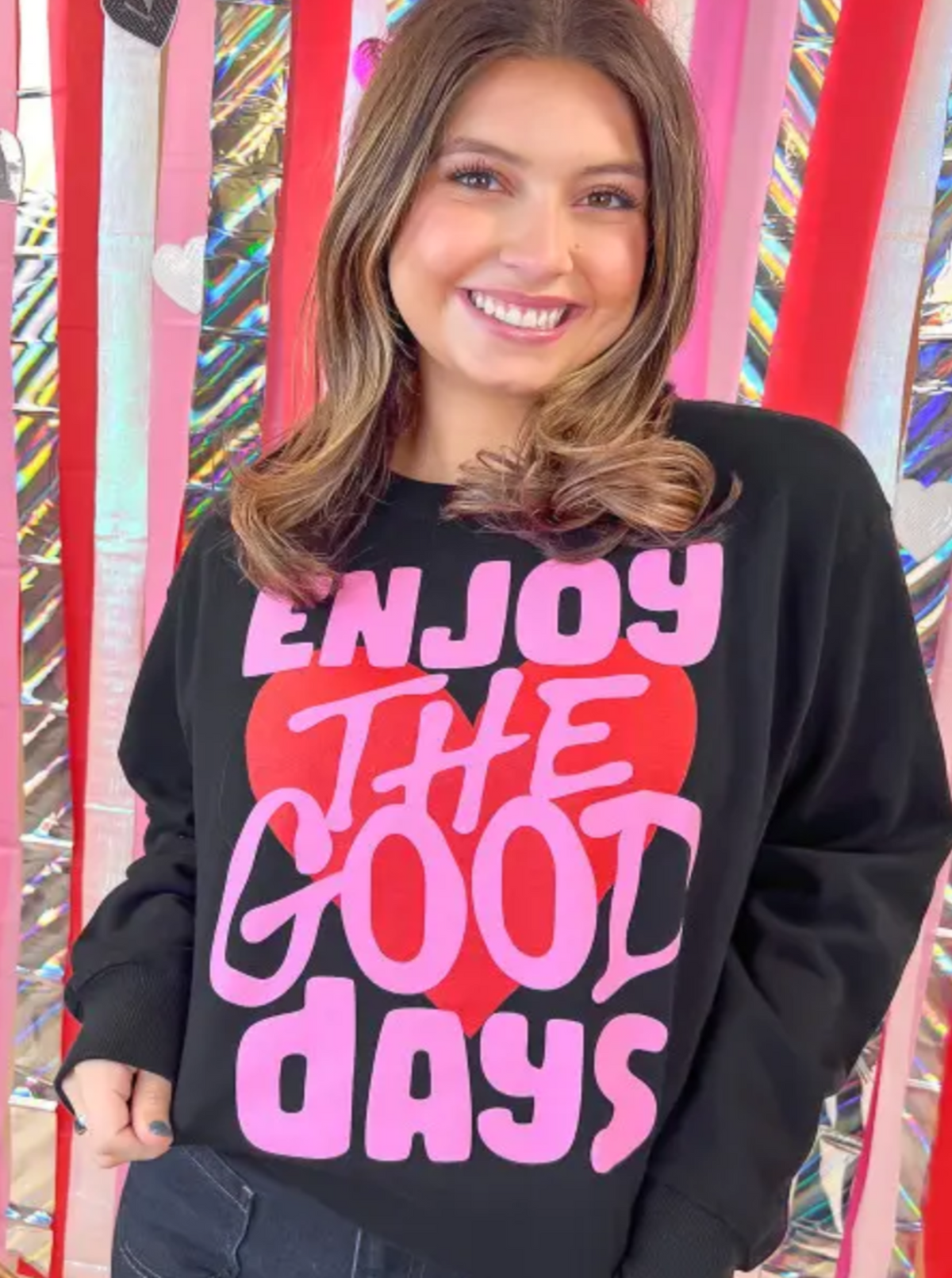 *Pre-Order* Enjoy the Good DaysSweatshirt | Black