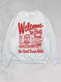 *Pre-Order* Heartbreak Hotel Sweatshirt | Ash Gray