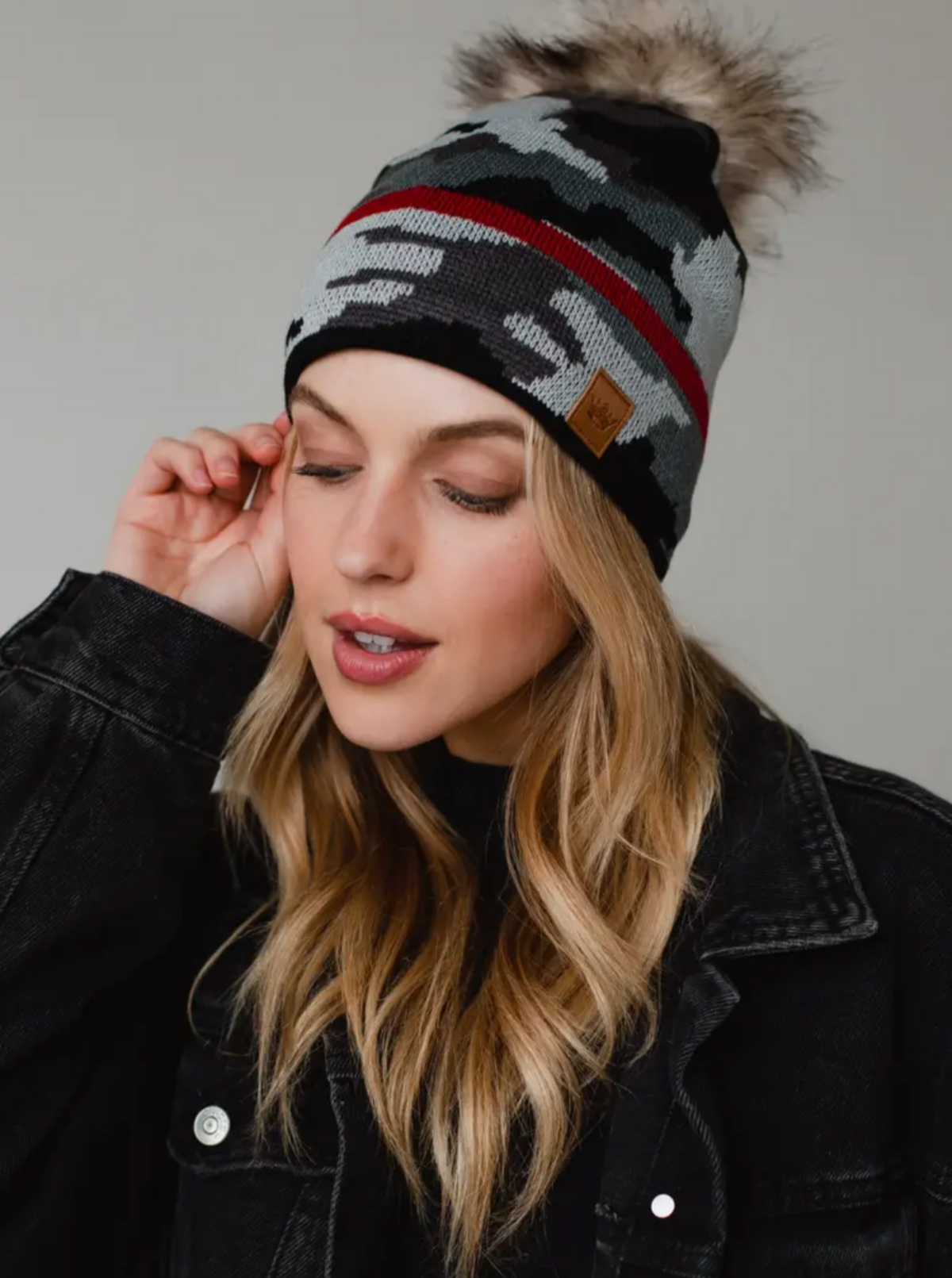 Camo Pom Hat