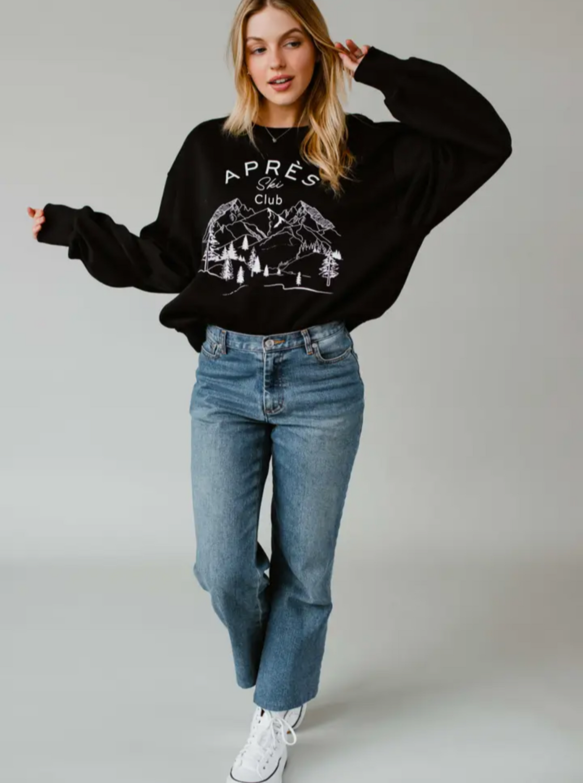 Apres Ski Club Sweatshirt | Black