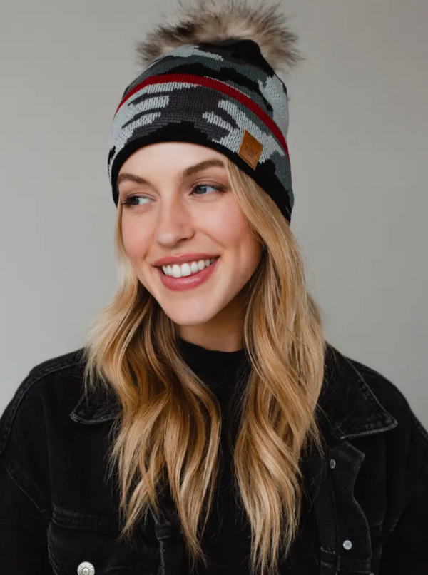 Camo Pom Hat