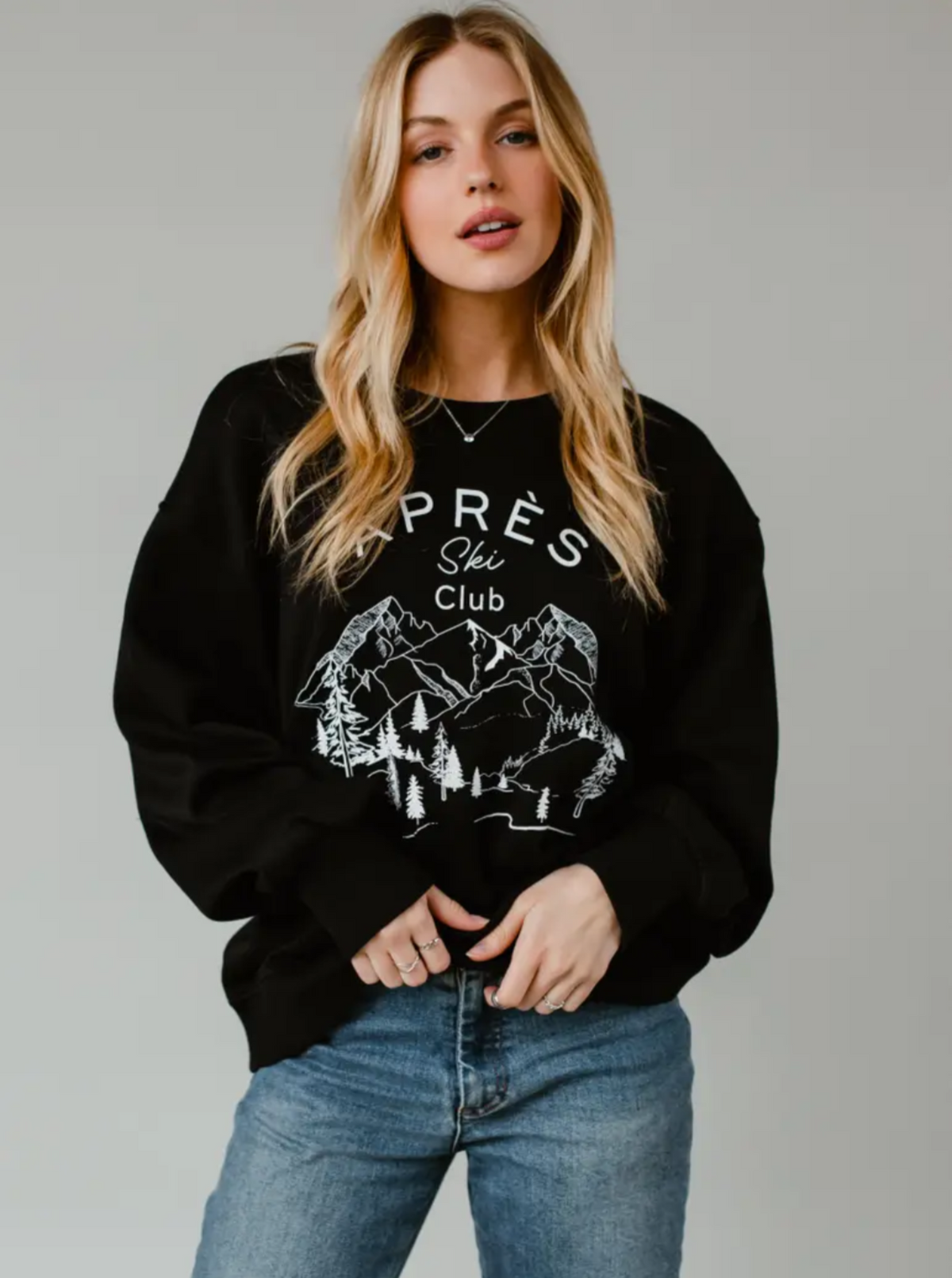 Apres Ski Club Sweatshirt | Black