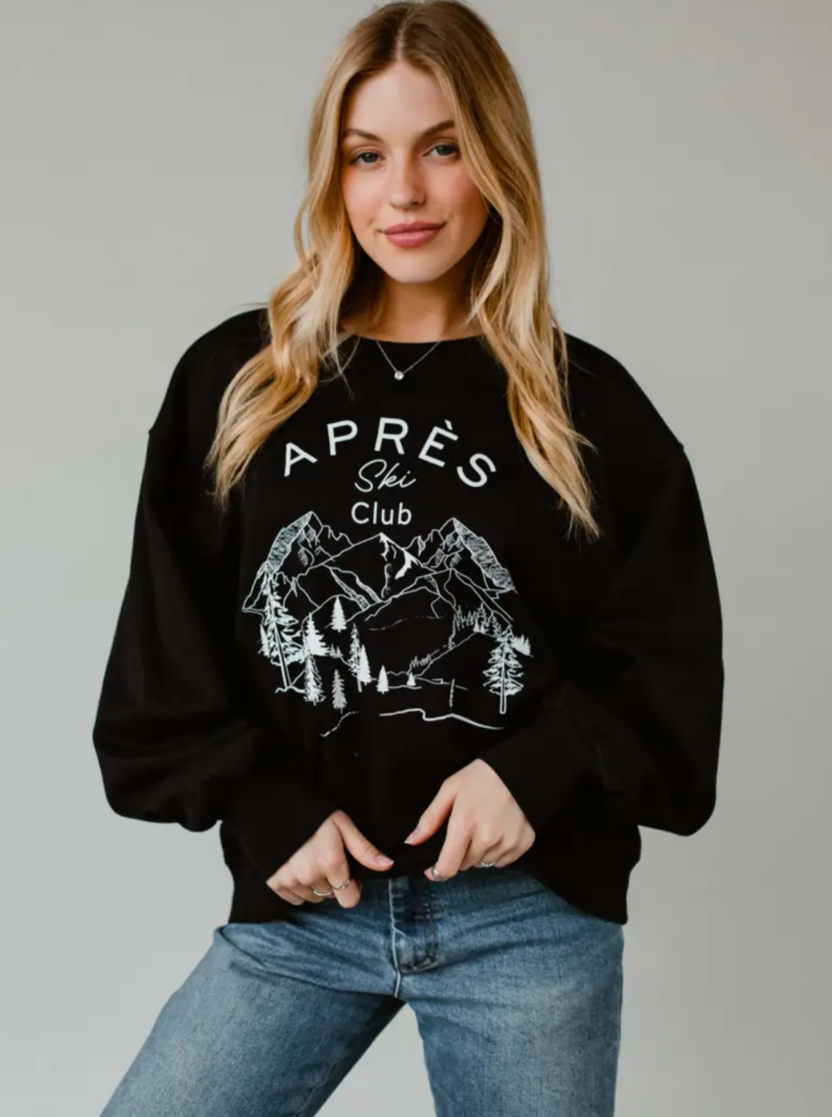 Apres Ski Club Sweatshirt | Black