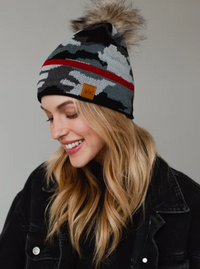 Camo Pom Hat