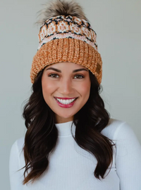 Winter Pom Hat | Camel